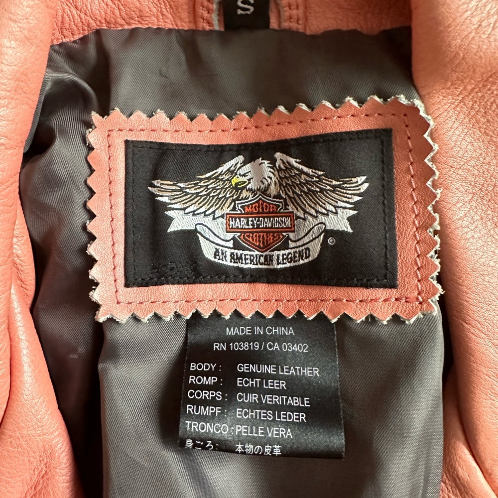 Authentic Harley Davidson Motorcycle Jacket - Picture 3 of 9